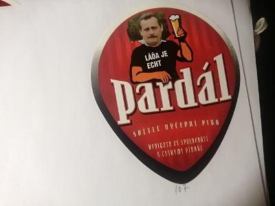 Prodej sbírky etiket Pardál - většinou odlepené, stav dle fota
