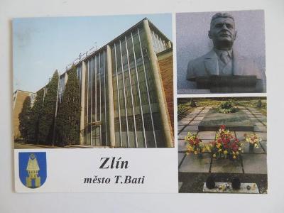 ZL o. ZLÍN - město T. BATI - památník - busta - hrob