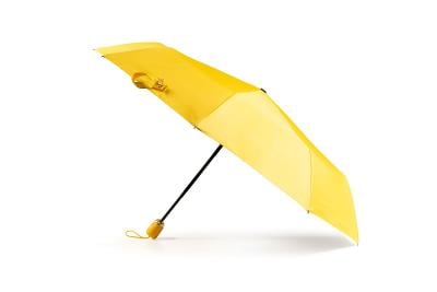 Skládací deštník kompaktní žlutý