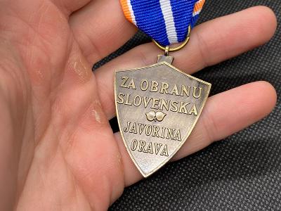 Medaile Za obranu Slovenska 1939, Javorina - Orava