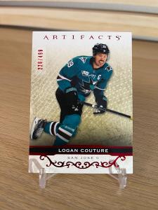 2021-22 UD Artifacts - Logan Couture /499 RUBY
