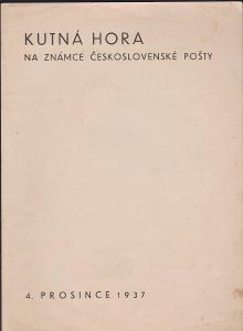 Kutná Hora na známce České pošty 4. 12. 1937