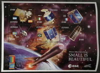 Guyana 2000 10€ Prieskum vesmíru a satelity, EXPO 2000