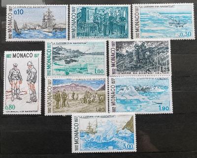 Monako 1977 Mi.1279-1287 kompletní série**