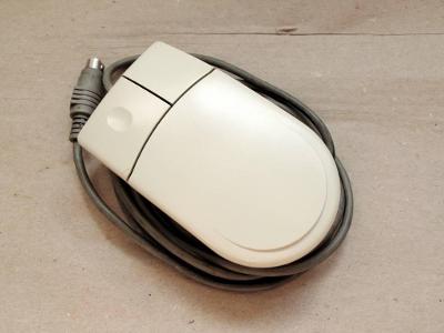 Historická dvoutlačítková kuličková myš PS/2 Sejin Electron