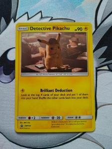 Pokémon karta (Holo) Detective Pikachu (SM 194) - SM Black Star Promo