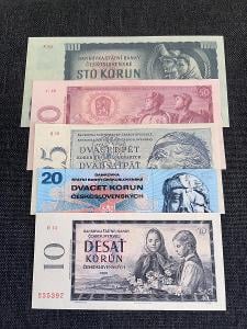 Sada bankovek Československo