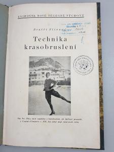 1939☆Technika krasobruslení☆sportovní příručka☆
