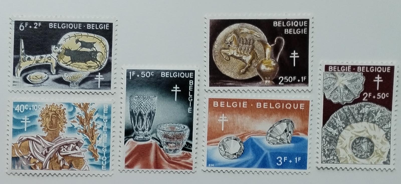 Belgicko 1960 11€ Boj proti tuberkulóze, Medicína a remeslá - Známky