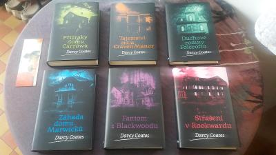 Darcy Coates - 6xkniha,,strašidelné domy" + 3d záložka