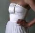 Biele korzetové šaty - satén a šifón I LOVE LINK vel.32 - Dámske oblečenie
