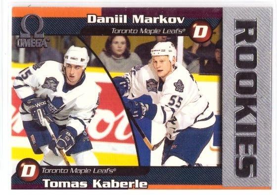 Tomáš Kaberle   Omega 98-99  Rookies - Hokejové karty
