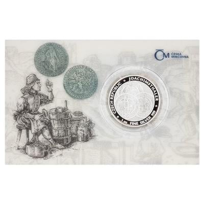 Stříbrná uncová investiční mince Tolar 2023 číslov. 429