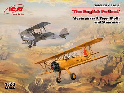 ‘The English Patient’ Movie aircraft Tiger Moth and Stearman, ICM 1:32