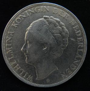 Holandsko 2½ gulden, Ag 0.720, 25g