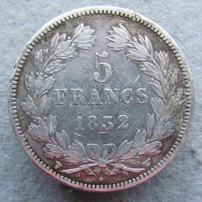 Francie 5 Fr 1832 W  