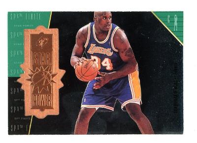 SHAQ O'NEAL @ LOS ANGELES LAKERS @ 1998-99 NBA SPx FINITE STAR POWER