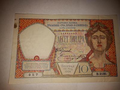 10 Dinara 1926 