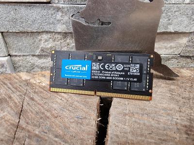 Crucial 32GB DDR5 4800MHz CL40 SO-DIMM CT32G48C40S5
