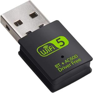 USB WiFi Bluetooth Adaptér - 600Mbps / Dual Band 2.4/5Ghz 
