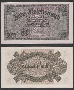 NĚMECKO 2 Reichsmark 1940-1945 P-R137a Ro. 552 UNC