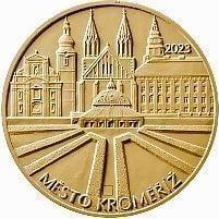 Zlatá mince ČNB 5000 Kč Město Kroměříž "BK " 