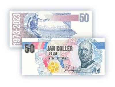 Pamětní bankovka Jana Kollera
