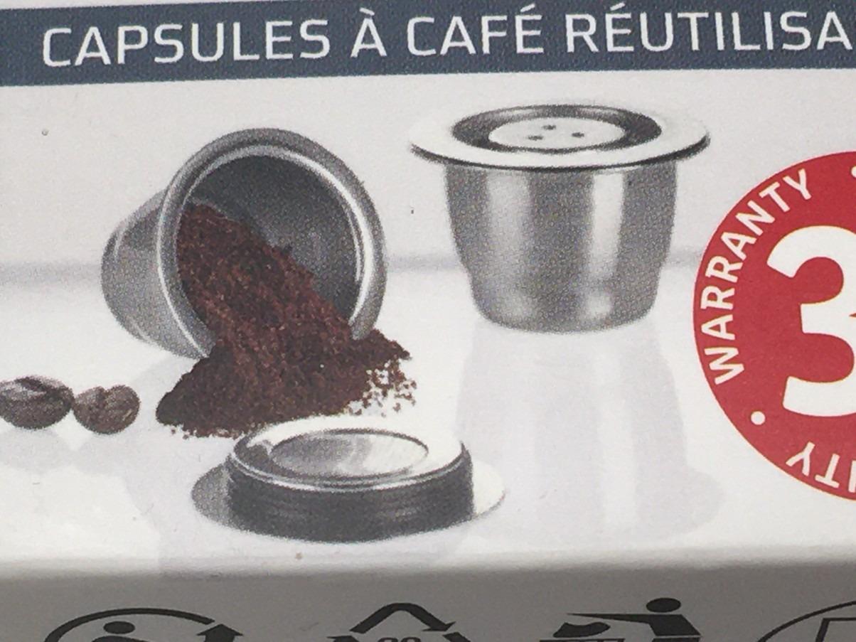 Nové plnitelné kapsle Nespresso, nerezové, opakovatelné použití, 1 ks - Malé elektrospotřebiče