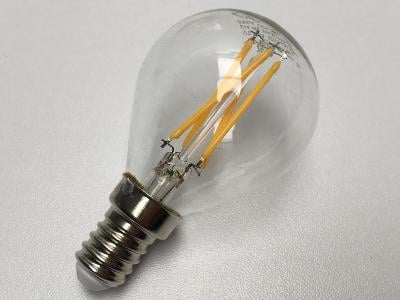 Sada 2 ks LED filamentových žárovek s malým závitem E14, skleněné !