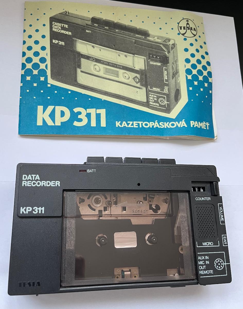 prenosný DATA RECORDER Teslá KP 311 - Počítače a hry
