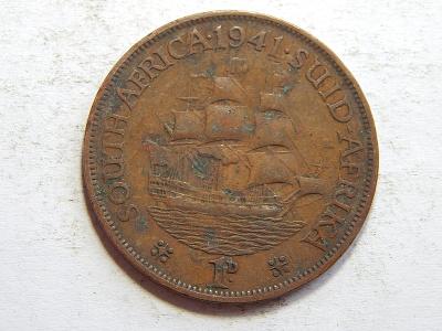 Jižní Afrika 1 Penny 1941 VF č36104