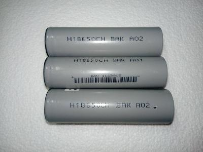 Akumulátory li-ion BAK H18650CH-2600 - 18650 články (5A) 2600mAh