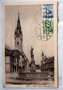 Pohled 1929 RAKOUSKO HORN poslaný do Belgie / 15-36