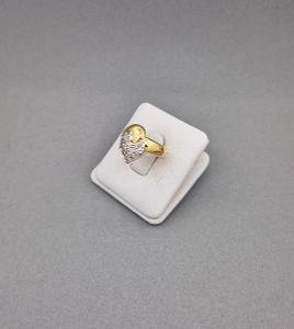 Nádherný zlatý prsten 18ti karátové zlato 