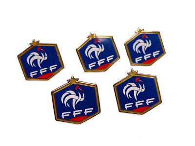 Klasické odznaky francouzké fotbalové federace FFF - National Football