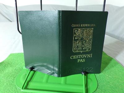 Starý cestovní pas - Česká republika.