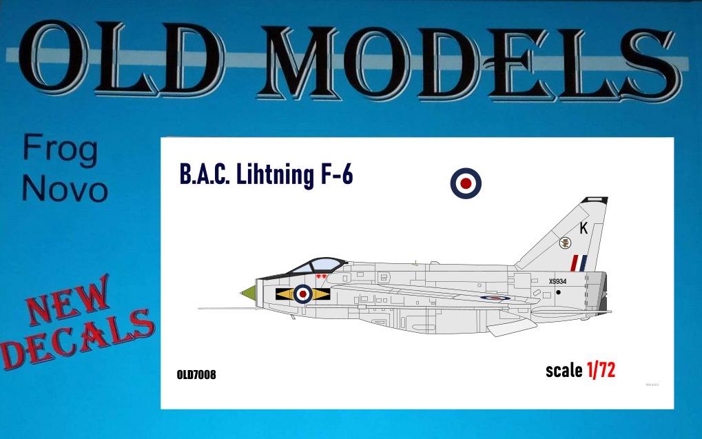 Novo/Frog/old BAC F-6 Lighting 1/72 AKCIA - Vojenské modely lietadiel