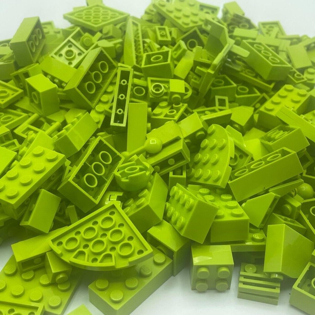 LEGO Mix Farba Limetková (Lime) 1 KG - Hračky