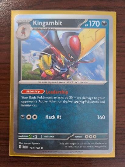  Kingambit 134/198 Holo - Scarlet & Violet - Pokemon