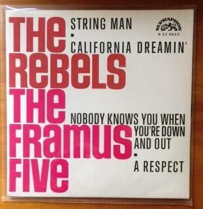 SP /  THE REBELS + THE FRAMUS FIVE - 1969 - ARTIA - VELMI VZÁCNÉ !!!