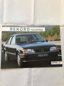Prospekt Opel Rekord Touring