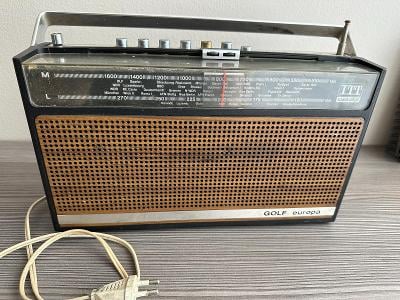 ITT Schaub-Lorenz GOLF EUROPA 103 retro rádio 1970