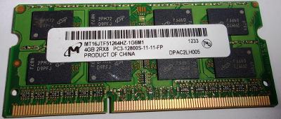 MICRON 4GB 2Rx8 PC3-12800S-11-11-FP, DDR3, 1600 MHz