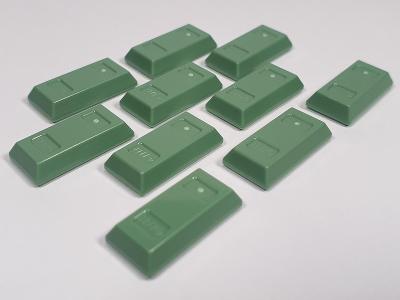 Lego Tehličky Sand Green 10Ks
