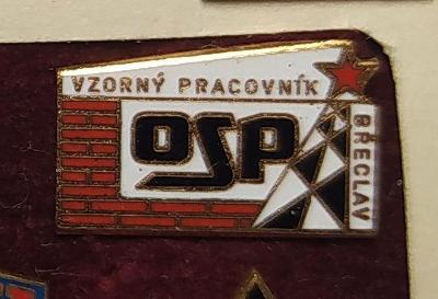 P192 Odznak OSP Břeclav - vzorný pracovník -  1ks