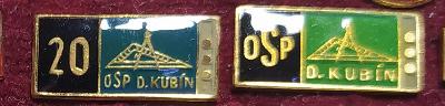 P192 Odznak stavebnictví - OSP Dolný Kubín - 2ks