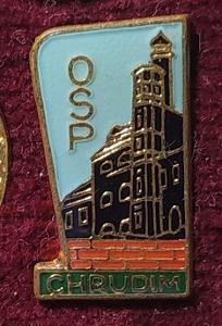 P192 Odznak stavebnictví - OSP Chrudim  -  1ks
