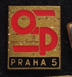 P193 Odznak stavebnictví - OSP Praha 5  -  1ks