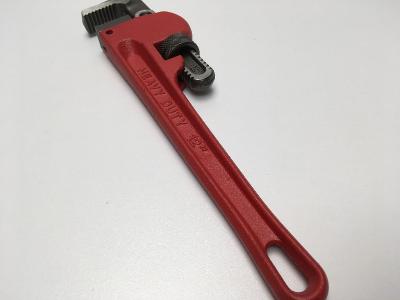 Velký 12" hasák, nastavitelný robustní klíč, červený, nový