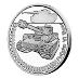 Stříbrná mince Obrněná technika - PzKpfw VI Tiger proof - Numismatika